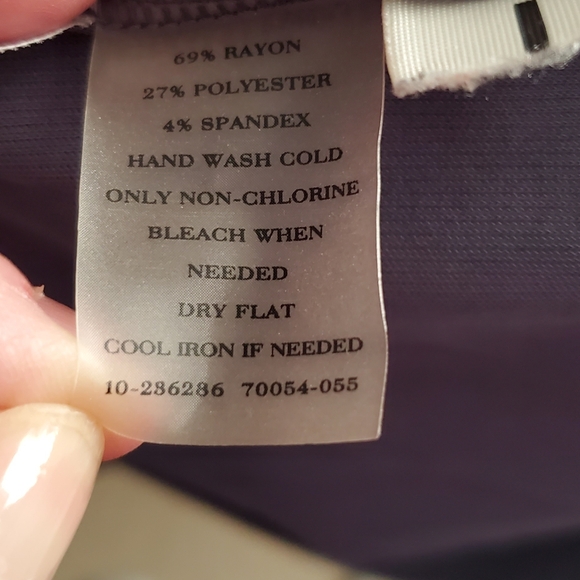 Ann Taylor Dress cowl neck, gray, sz 4 - Picture 7 of 7